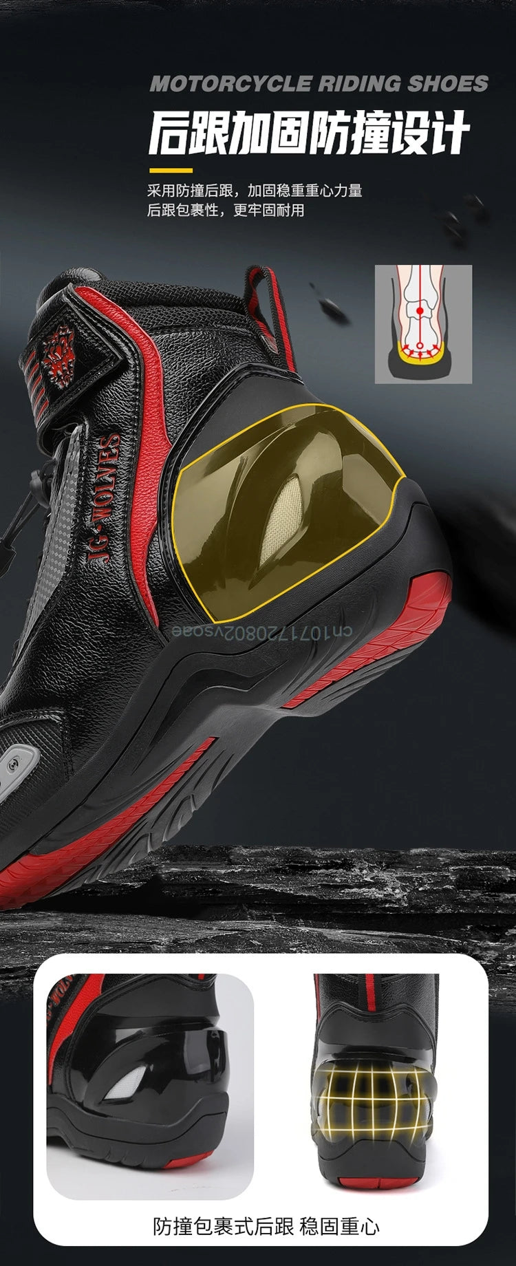 Motorcycle Riding Boots Men Women Knight Outdoor Waterproof Sneakers Shoes Off-road Professional Leisure Protective Riding Boots