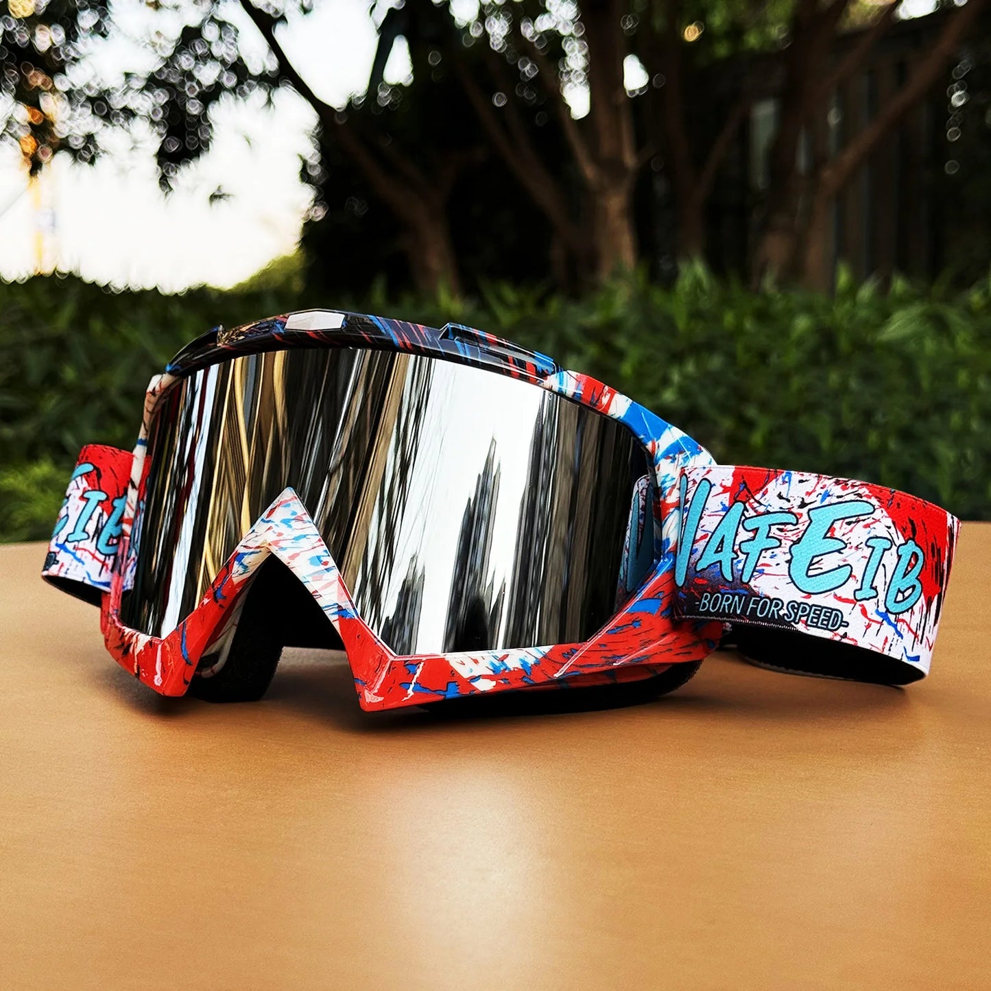 New Unisex Motorcycle Off-Road Goggles, Ski Sports Glasses, Off-Road Helmet Motorcycle Goggles