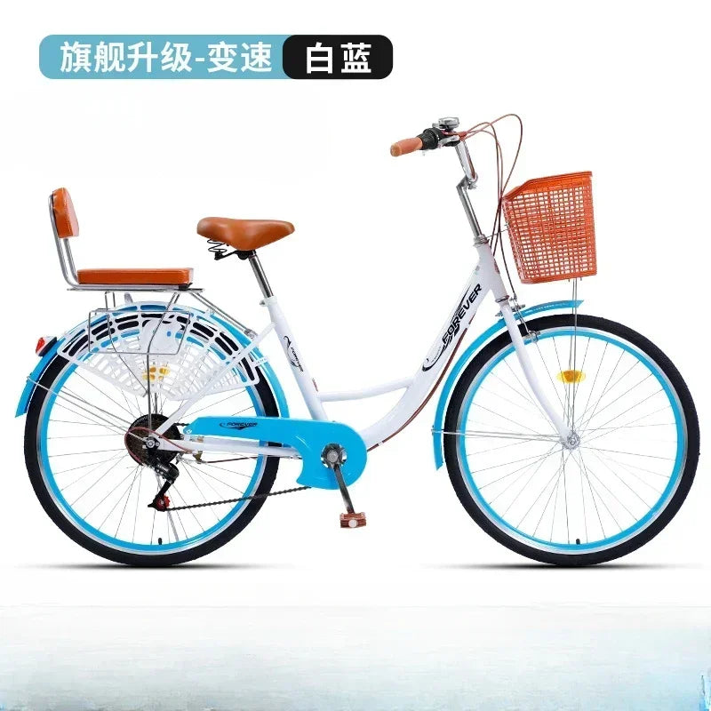 Cycling City 24/26 inch men's and women's bicycles light commuting ladies' student bikes leisure bicycles 2023
