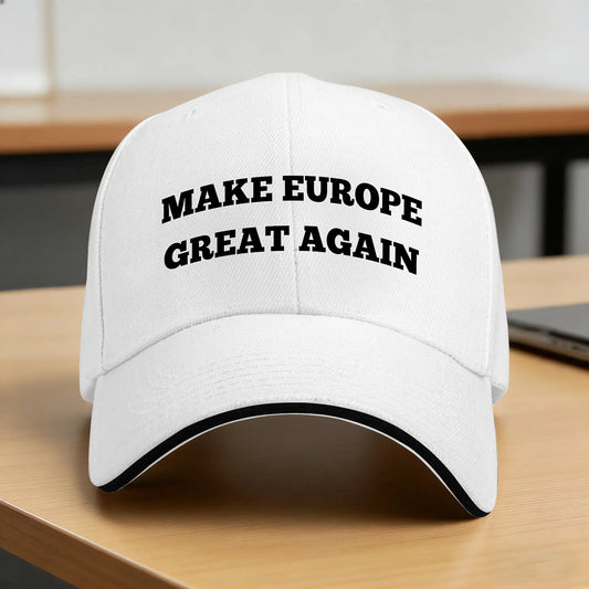 Make Europe Great Again Baseball Cap  Women Men Print Trucker Hat Summer Casual Outdoor Gym Sun Visor Baseball Caps
