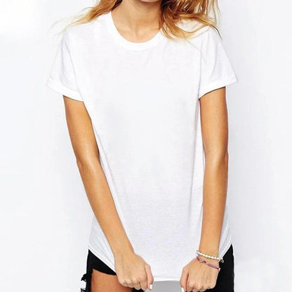 Women Summer Super soft white T shirts Women's Short Sleeve Modal Flexible T-shirt white color Basic casual Tee Shirt