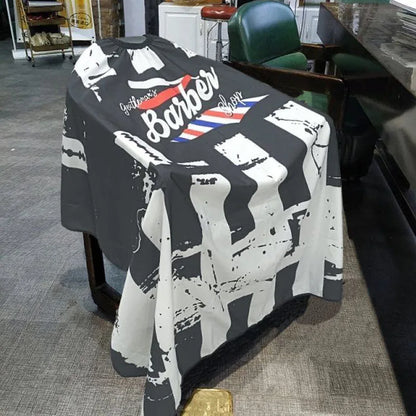 【Hot sales】Professional Hair Salon Special Classic Hair Cutting Cloth Custom European Barbershop Vintage Oil Hair