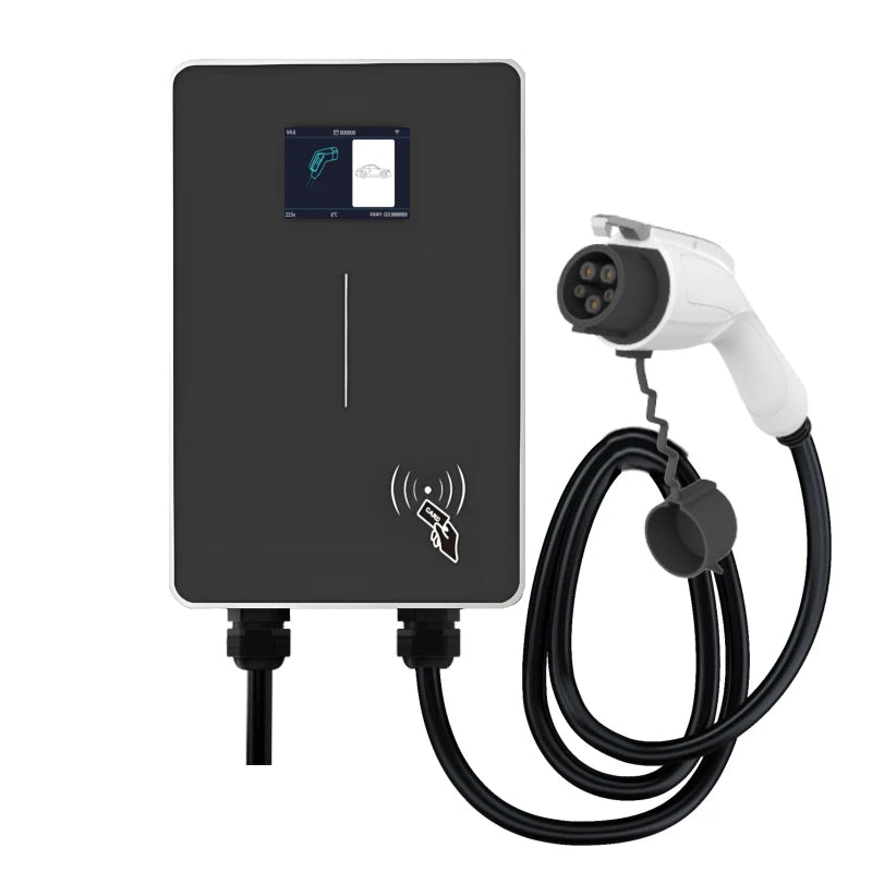 JIGU Type1 SAE J1772 EV Charger Station 32A Wallbox APP Function 7.6KW Charging Station Electric Vehicle Car