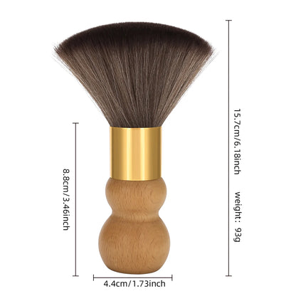 Professional Barber Duster Neck Face Brushes Hair Clean Soft Black Hairbrush Salon Cutting Hairdressing Styling Make Tools