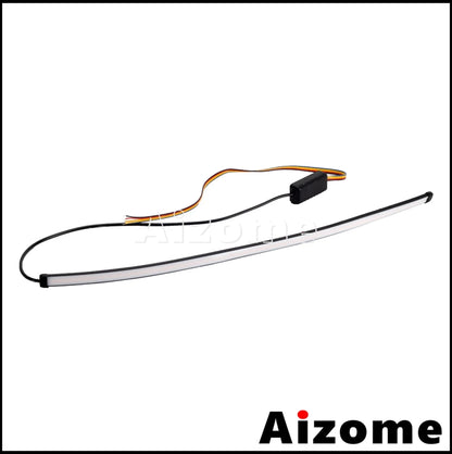 Motorcycle Rear Amber Sequentia Flowing Turn Signal LED Tidy Eliminator Brake Tail Lights For Suzuki Boulevard M109R M90 2006-up