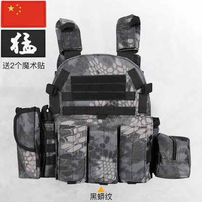 Nylon Tactical Vest Body Armor Hunting Carrier Airsoft Accessories CS Combat MOLLE Camo Military Army Vest for Outdoor Hunting