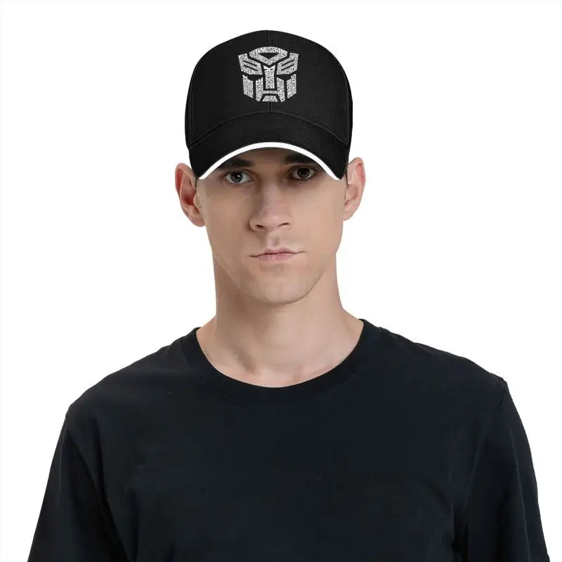 Transformer Autobots Film Print Baseball Cap Sandwich Hats Men Women Adjustable Snapback Caps Summer Sun Protection Hat