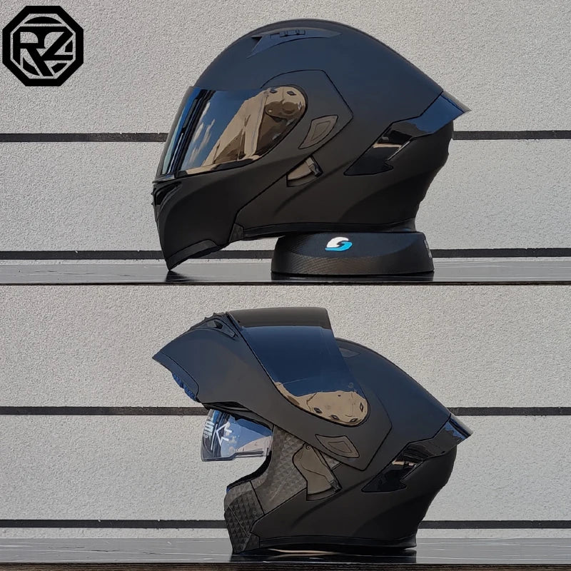 Flip Up Motorcycle Helmet Double lens full face helmet High quality DOT approved Moto cascos motociclistas capacete