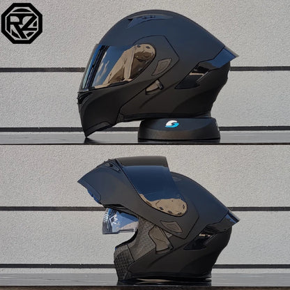 Flip Up Motorcycle Helmet Double lens full face helmet High quality DOT approved Moto cascos motociclistas capacete