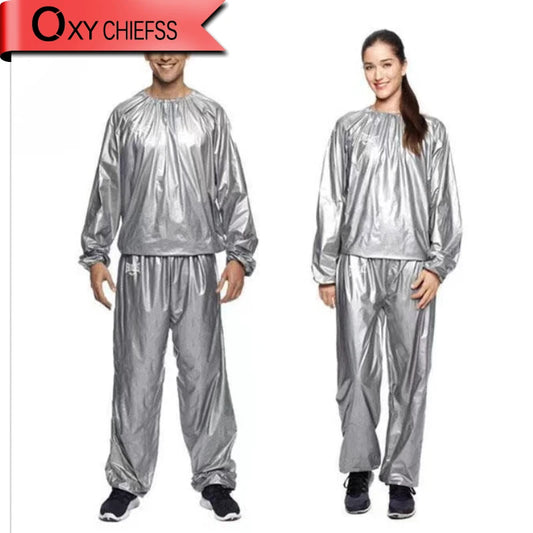 Heavy Duty Weight Loss Sweat Sauna Suit, Exercise Gym, Anti-Rip, Body Building, Fitness Clothes, Keep Slimming, Workout