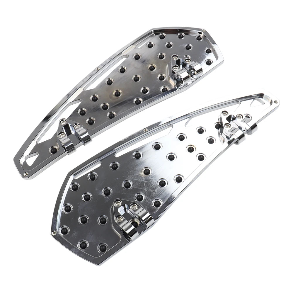 Motorcycle Driver Floorboard Rider Footboard Kit Fit For Harley Road King Electra CVO Street Glide Softail FL Dyna FLD 1986-2023