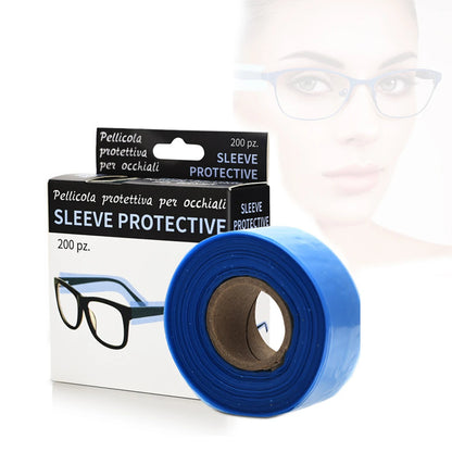 200ps/Box Disposable Glasses Leg Sleeves Cover Hairdressing DIY Barber Hair Coloring Styling Tool Eyeglasses Protector Accessory