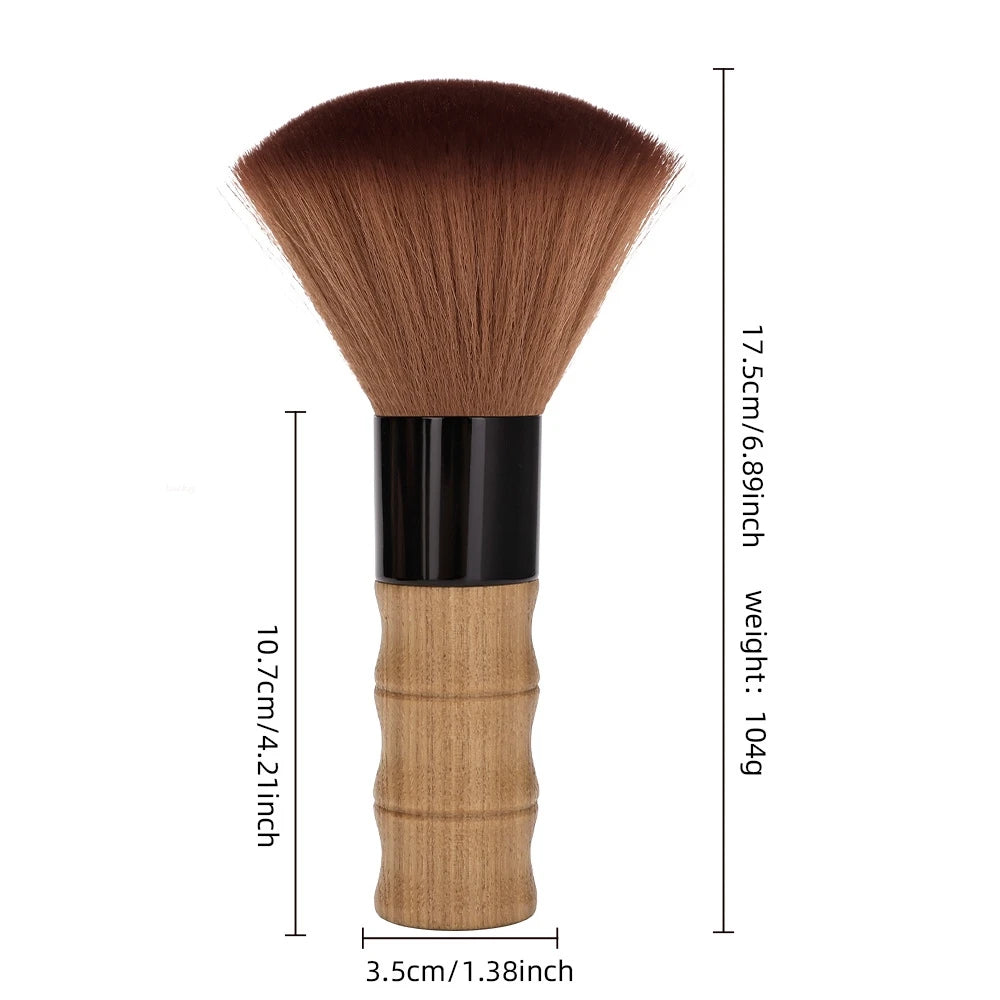 Professional Barber Neck Duster Hair Cutting Brush Soft Bristle Salon Cleaning Brush For Removing Loose Hair