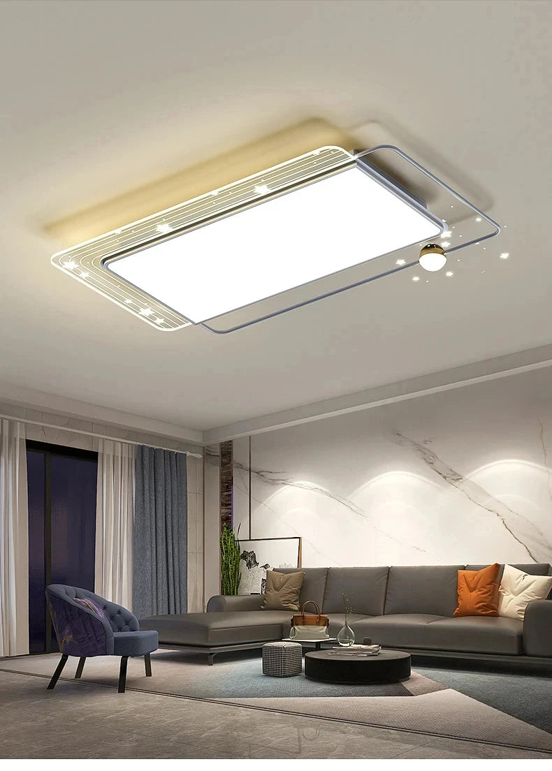 Modern Simple LED Ceiling Lamp Home Decor Bedroom Study Fixture Creative Dining Living Room Lights Children's Room Chandelier