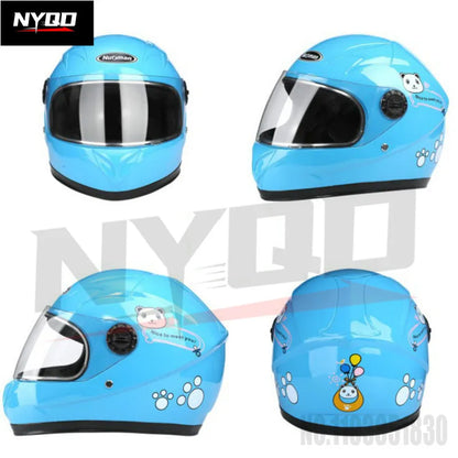 Children's helmets, child safety helmets electric vehicle helmets autumn winter boy and girls warm cartoon  helmets casco moto