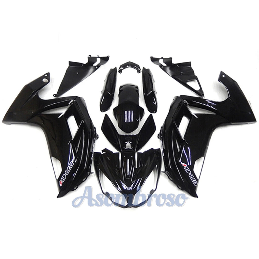 Gloss Black Fairing Kit For Kawasaki Ninja 650 2012 2013 2014 2015 2016 ER-6F EX650 Bodyframe Rebuilding Motorcycle Fairings Set