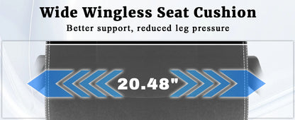 Ergonomic Gaming Chair, Electronic Gaming Chair With Massage Lumbar Support And Foot Pedals, Fabric Computer Chair