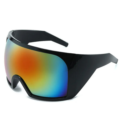 Oversized Sunglasses Men Wrap Anti Wind Personal Large Shades Futuristic Fashion Future Shield Uv400 Cycling Motorcycle