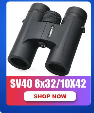 SVBONY 8x25 SV10 Binoculars Compact Fixed Focus Mini Portable Telescope Multi-coated Porro Prism for Outdoor Spoorts Games F9323