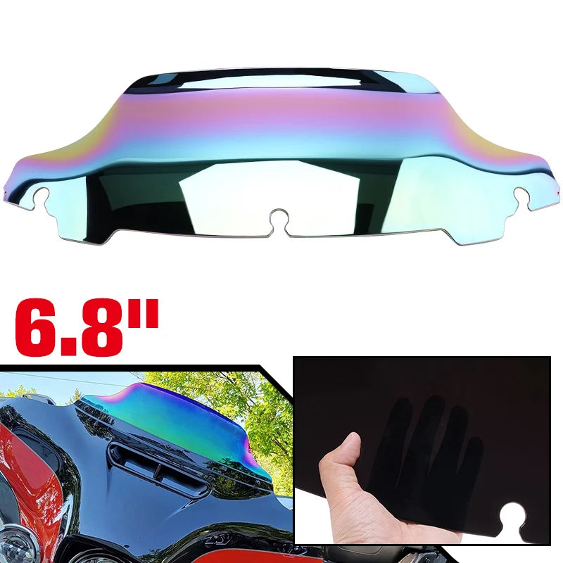 6.8'' Motorcycle Parts Windscreen Cover For Harley Touring Street Electra Glide Ultra Limited FLHX 2014-2023 Windshield Fairing