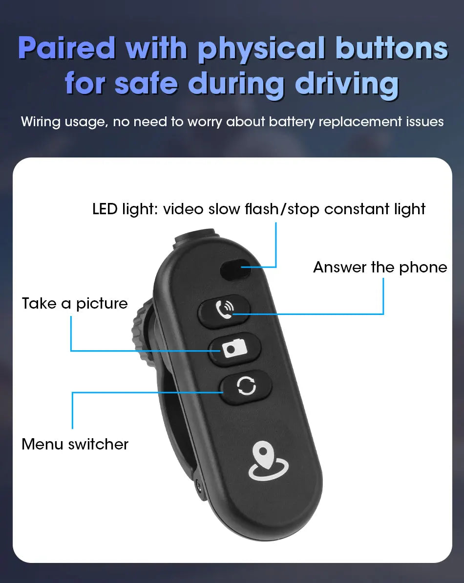 7 inch Motorcycle CarPlay Screen With TPMS GPS for Moto Navigation Display Screen Android Auto Digital Motorcycle Dashboard BT