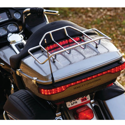 Motorcycle Chrome Black Tour Pak Pack Trunk LED Tail Brake Turn Light For Electra Road Tri Glide Low Ultra Limited Low FLHTKL FL