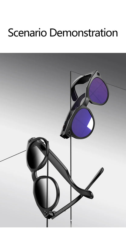 2026 New Women Sunglasses AI Shooting Glasses 4K HD 800W Pixels Camera Bluetooth Call Voice Assistant Translation Smart Glasses