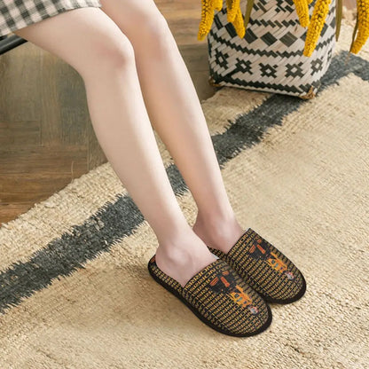 Custom British Lando Norris Racing Driver Guest Slippers for Spa Women House Slipper