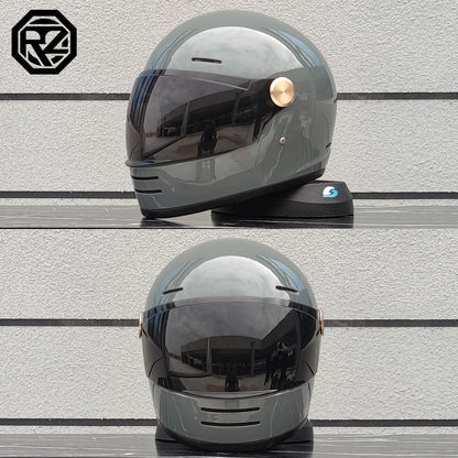 ORZ Motorcycle Helmet DOT Certification Retro Full Face Off Road Helmet Cascos Para Motos Capacete Casco Moto
