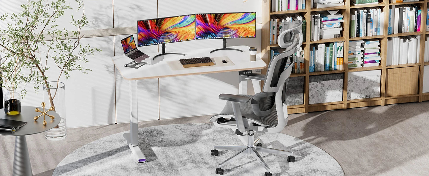 Office Ergonomic Chair for Big and 6'5" Tall Max,400Lbs Computer Desk Heavy-Duty Office Gaming Chair with High-Back Design EC20
