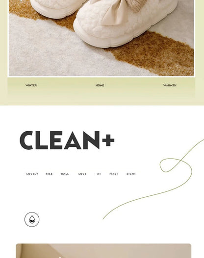 Thick Soled Non Slip Home Plush Slippers 2025 New Cotton Slippers for Women Bow Slippers for Autumn and Winter Warm for Women