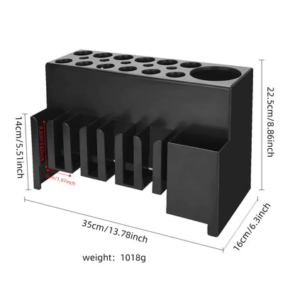 Hair Styling Tools Storage Box For Beauty Scissors Electric Clipper Comb Rack Salon Hairdressing Holder Desktop Case