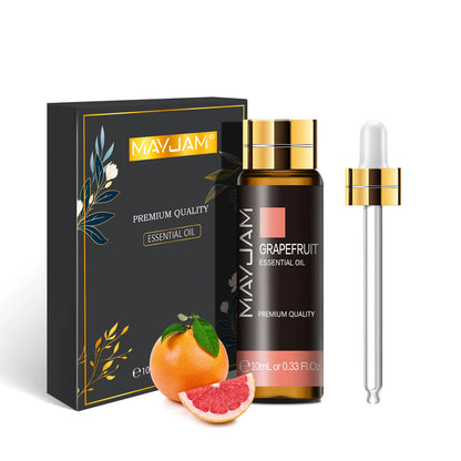 MAYJAM 10ml Pure Essential Oil Lavender Eucalyptus Vanilla Sandalwood Jasmine Bergamot Lemongrass Cinnamon Grapefruit 1pc