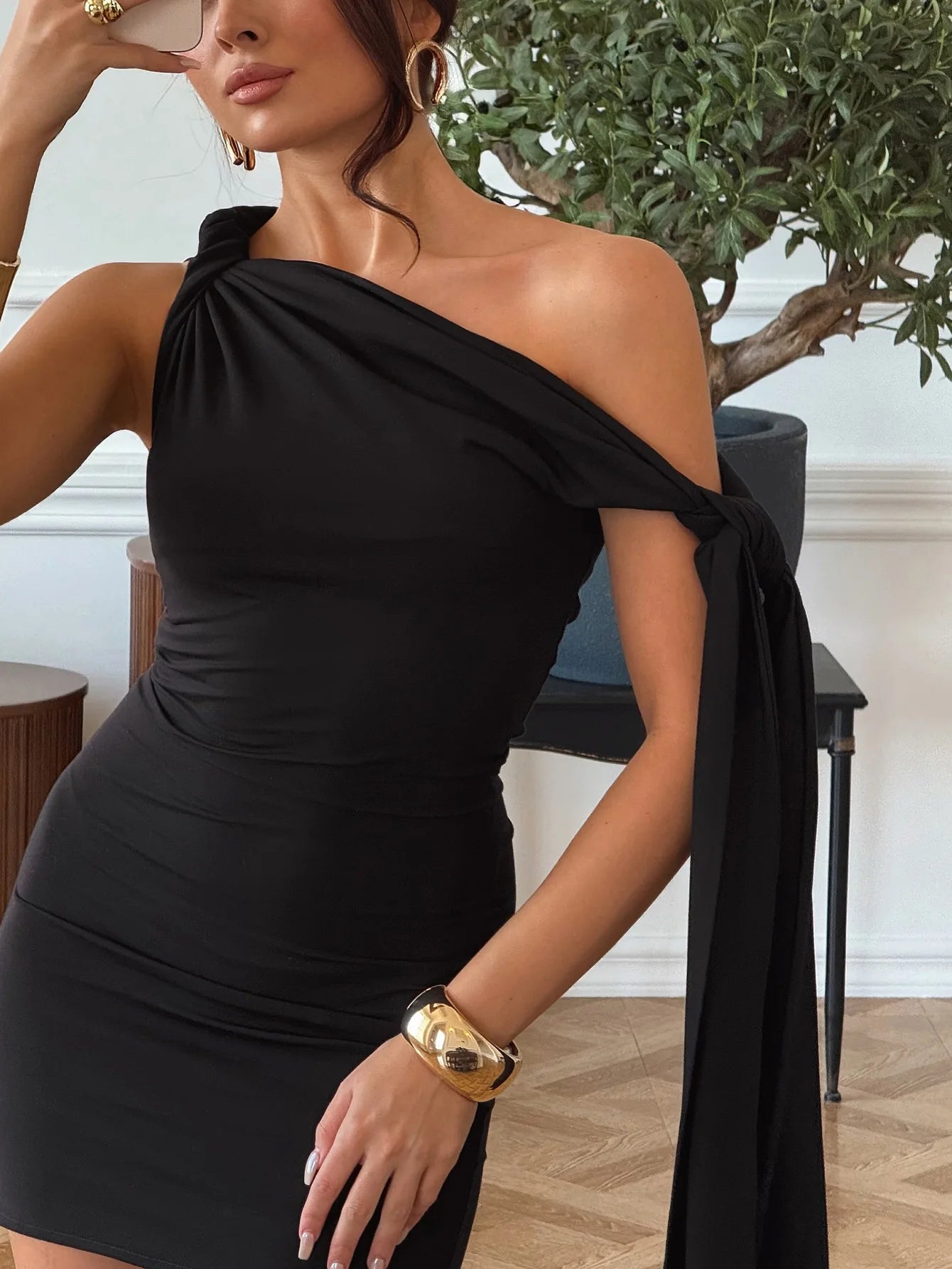 Talenza Sexy Bandage Mini Dress Solid Sleeveless Fitted Summer Bodycon Lace-up Dress Fashion Party Club Women's Evening Dress