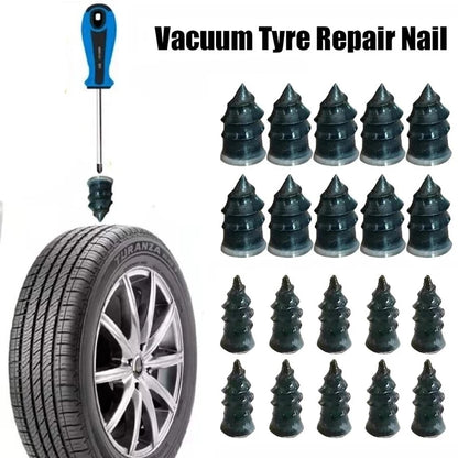 5/20PCS Motorcycle Vacuum Tyre Repair Nail Kit Car Scooter Bike Universal Tubeless Rubber Nails Tire Puncture Repair Accessories