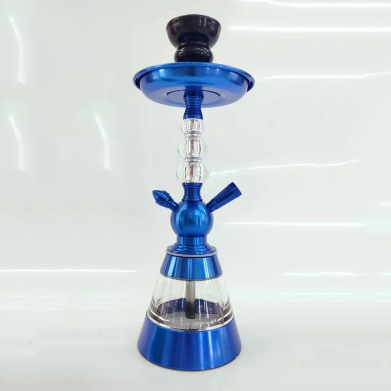 Aluminum Alloy Hookah Set Portable Small Single tube Hookah Shisha Sheesha Plastic Hose Chichas Hooka Hookaah Smoke