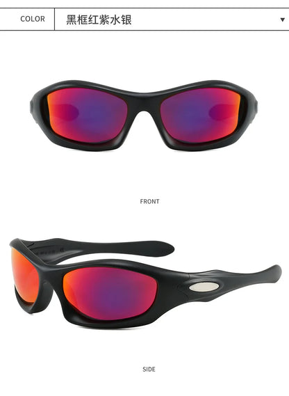 Retro Oval Round Frame Sunglasses 2026 New Outdoor Cycling Driving Sun Glasses Vintage Style UV400 Protection Unisex