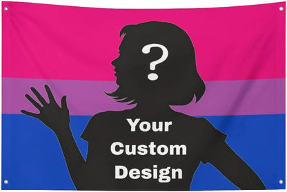 Custom Personalized Rainbow Lgbt Pride Flag, Design Your Photo for Christmas Decor Party University Dorm Bedrooms 3x5 with 4G