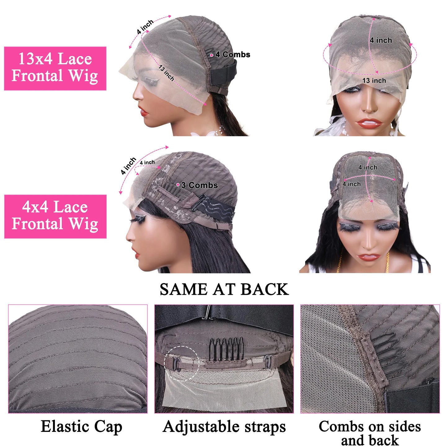 4x4 5x5 HD Lace Frontal Glueless Bob Wig Human Hair 10 Inch Straight Human Hair Wig Pre Plucked HD Short Bob Lace Front Wig 13x4