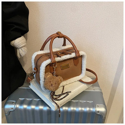 Plush Crossbody Bags for Women Shoulder Bags Versatile Purse and Handbags Designer Bag Female Bags Сумка Женская Bolsos Mujer