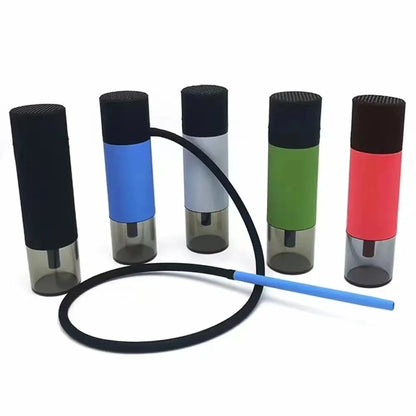 Arabic Portable Cup Hookah Car Shisha Set Indoor Outdoor with Protective Cover Small Narguile Chicha Soft Touch Hookah Gift