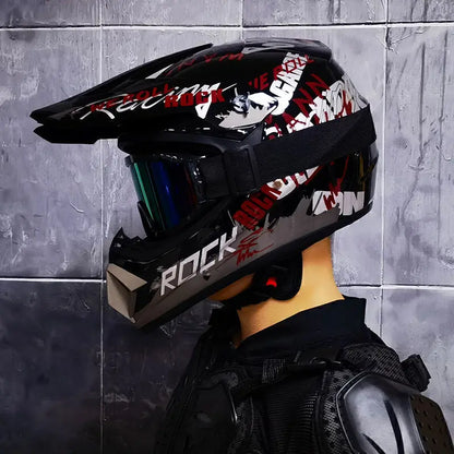 four seasons Racing Helmets Motorcycle Helmet  riding helmet and  rally Helmet Large adv Sports helmet Motocross Helmet Casco