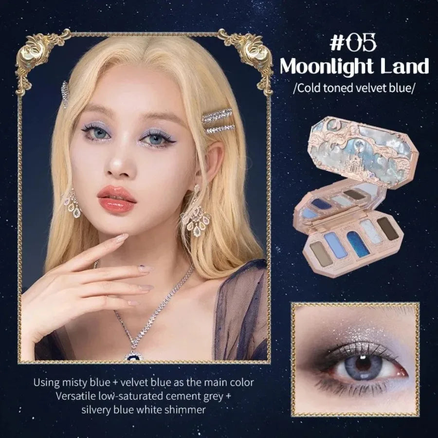 Flower Knows All In One Makeup Set Gift Box Garden Cushion Cream Foundation Matte Blush Long Lasting Velvet Lip Cream With Bag