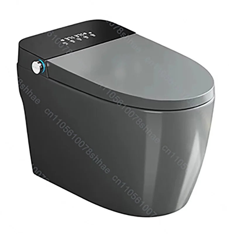 Smart Toilet Intelligent Bidet Seat with Heated Seat Foam Shield Automatic Lid  Self-Cleaning No Water Pressure Limit One Piece