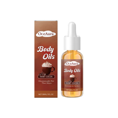 Vanilla Body Oil Improve Dryness Skin Increase Elasticity Relieve Roughness Hyaluronic Acid Body Oil Quick-Absorb Skin Care