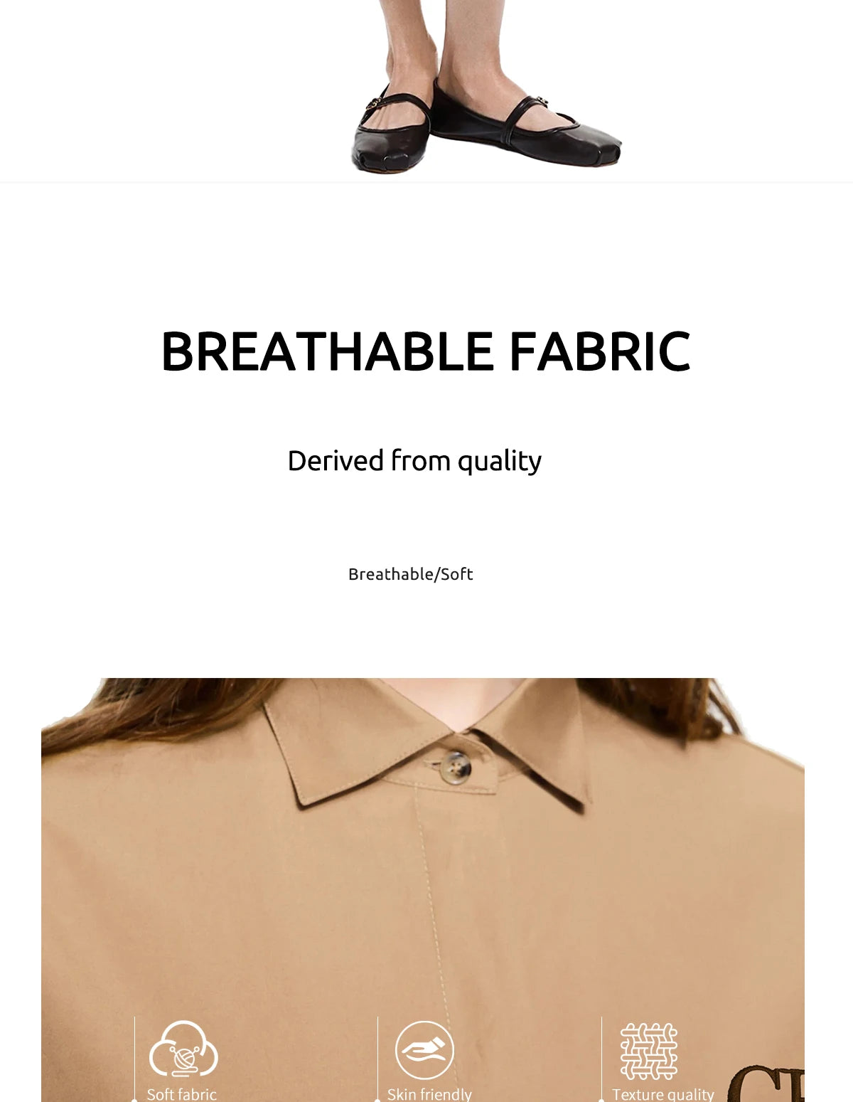 CHCH 2024 Fashion New Shirt Office Lady Shirt Women's Elegant Blouse Lapel Long Sleeve Leisure Commuting Top Female Clothing