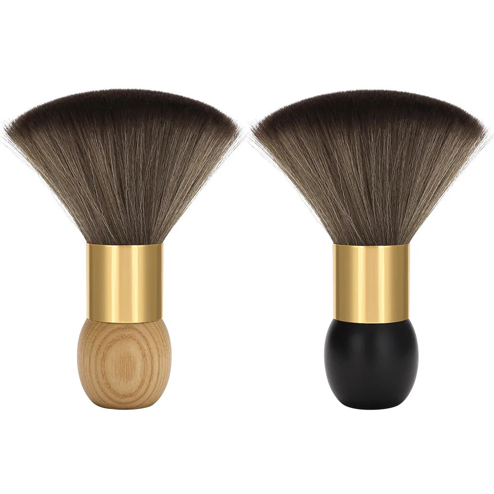 Professional Barber Neck Duster Hair Cutting Brush Soft Bristle Salon Cleaning Brush For Removing Loose Hair