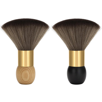 Professional Barber Neck Duster Hair Cutting Brush Soft Bristle Salon Cleaning Brush For Removing Loose Hair