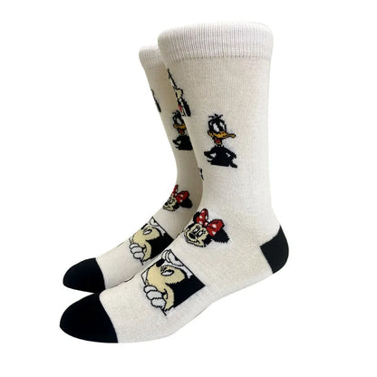 2023 New Anime Marvel Men Socks Long Sock Men‘s Knee-High Couples cosplay Sock Personality Hip Hop Harajuku Funny Sock for Women