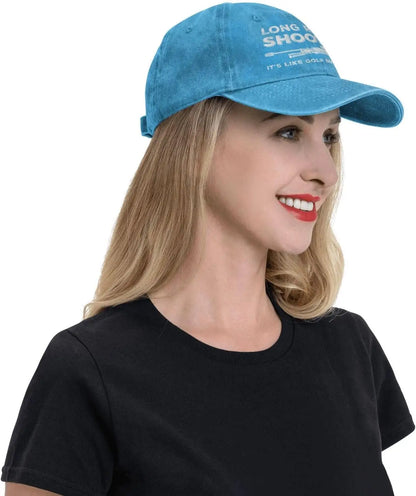 Funny Hat Long Ranges Shooting It's Like Golf But for Men Hat Men Dad Hats Cool Caps